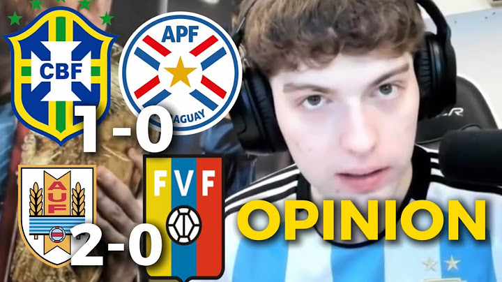 DAVOO XENEIZE REACCIONA A BRASIL 1 PARAGUAY 0 Y URUGUAY 2 VENEZUELA 0