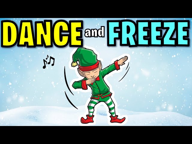 Chill Out! Holiday Freeze Dance & Technique Game for preschool