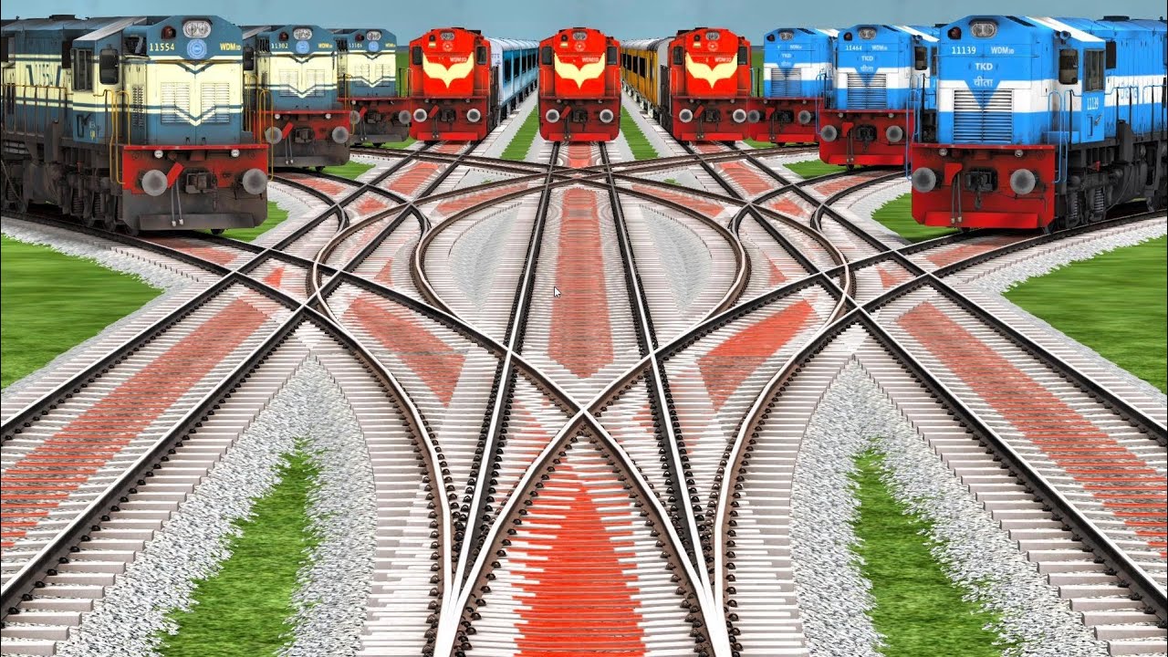 🔥 जानलेवा मोड़ पर सुपरफास्ट हमला💣 रेल की रफ्तार या मौत का इंतज़ार?