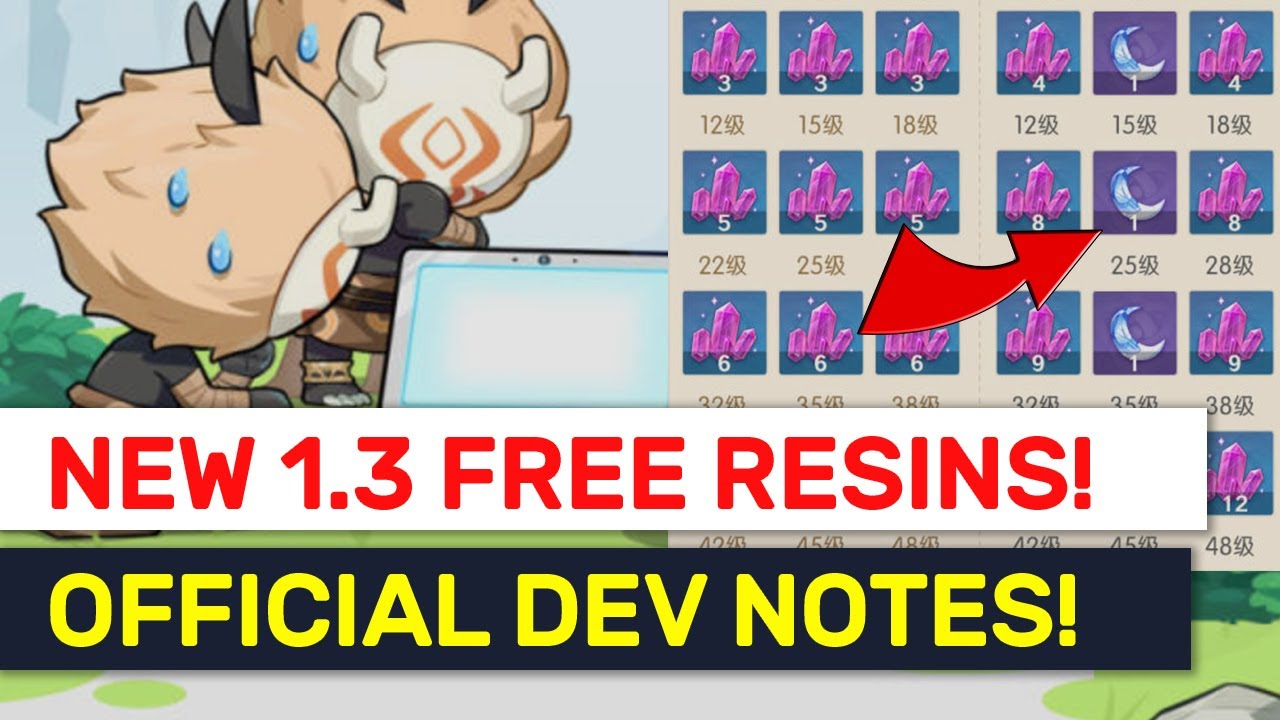 GET 5-10 FREE Fragile Resin! PATCH 1.3 Official Updates Devs Q&A