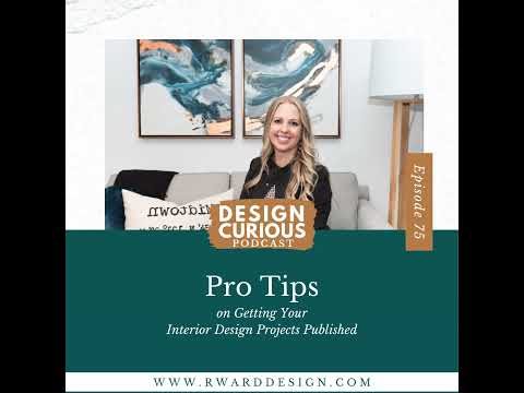 How To Get Your Interior Design Project Published