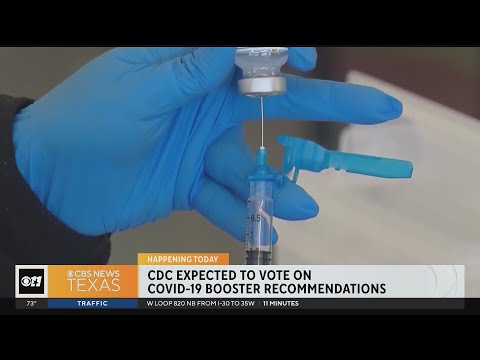 CDC to vote on COVID-19 booster recommendations