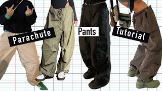 Parachute pants tutorial | cargo pants