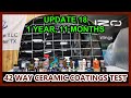 Ceramic Coating Wax Sealant Longevity Test - 42 WAY - UPDATE 18 -  1 YEAR 11 MONTH UPDATE ONE MORE!