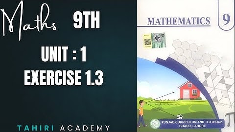 Math9th Exercise 1.3 Question no. 1,2,3