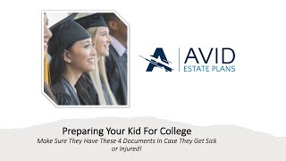 4 Legal Documents Your Young Adult College Student Need Before Going to College