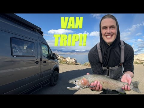Van Trip With Monster Trout To Pyramid Lake, Nevada