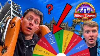 Random Wheel Decides Our Day at Alton Towers