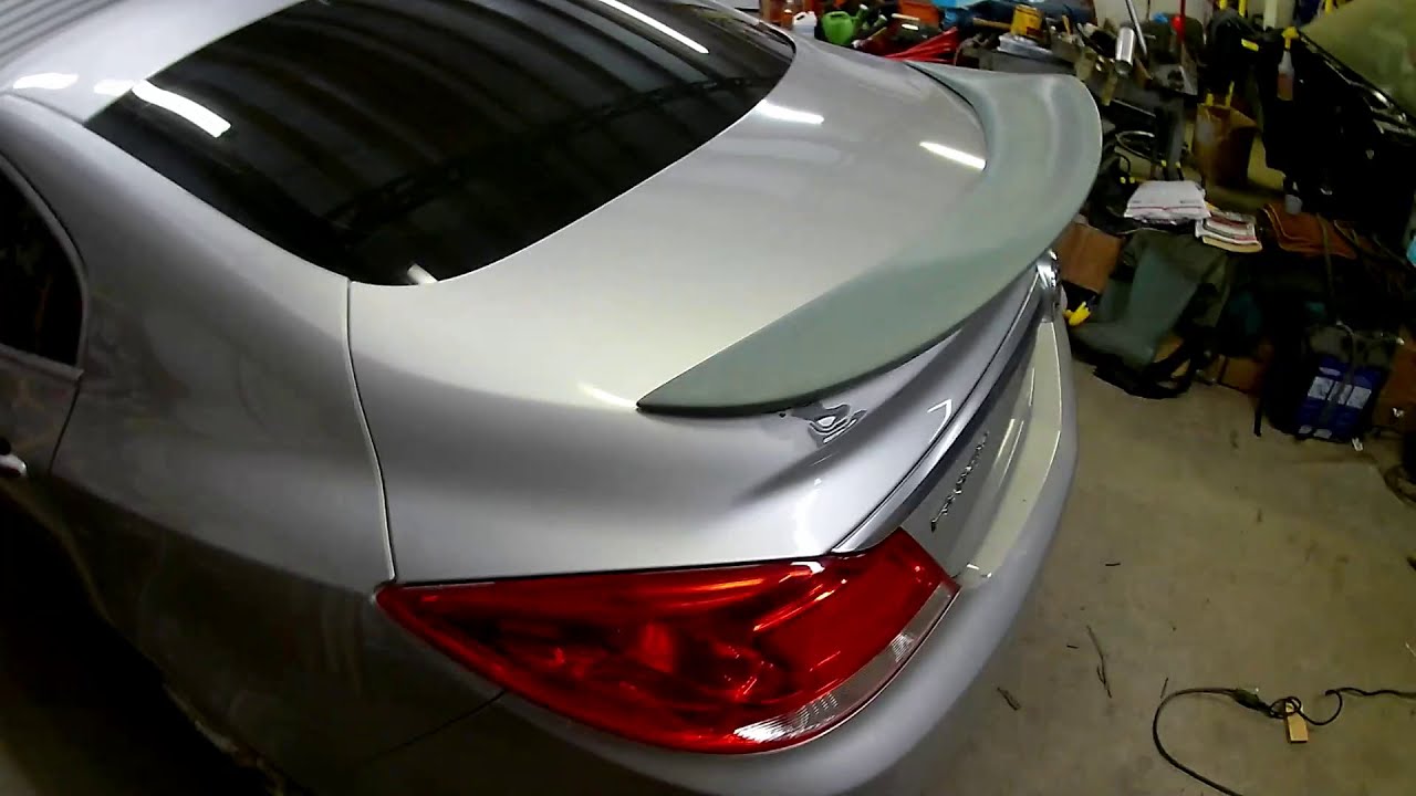 Ali Express Ducktail Wing Install Buick Regal Opel Vauxhall Insignia Part 1 3W1B 