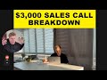 Live sales call breakdown 3000 close