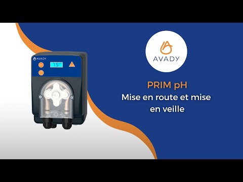 PRIM pH | Mise en route et mise en veille - video from Avady Pool
