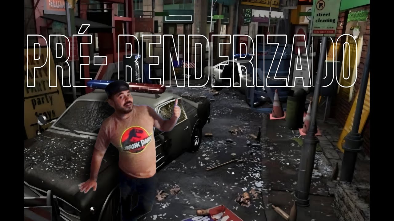 A magia e nostalgia dos cenarios PRÉ-RENDERIZADOS!!!!!