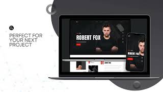 React Tailwind Css - Fox Personal Page - Full Portfolio Web Template 20% Off