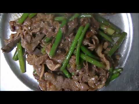 料理の音フェチ牛カルビ炒め　ASMR　Stir-fry beef.　UPURIN Cooking