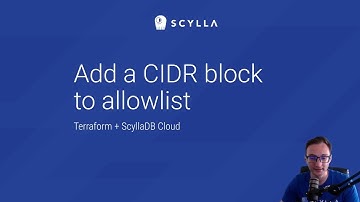 ScyllaDB Cloud Terraform provider #3: Add CIDR block to the allowlist