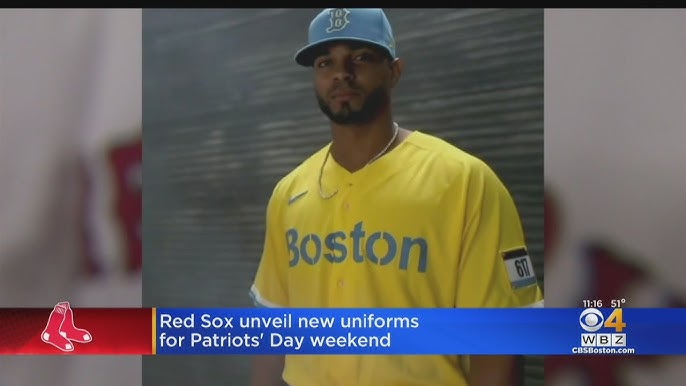 Red Sox Unveil New Boston Marathon-Themed Uniforms For Patriots