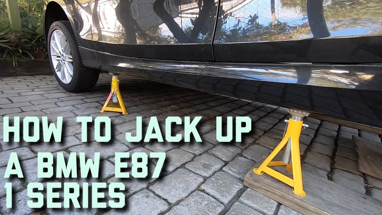 How To Jack Up A BMW E87/E82 1 Series - YouTube