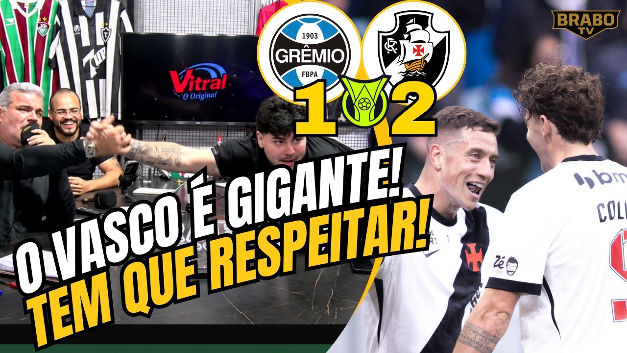 GRÊMIO 1X2 VASCO | GOLS DA VIRADA | BRASILEIRÃO 2026