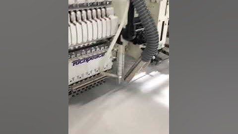 Mixed coiling cording looping taping functions in Richpeace embroidery machine testing#embroidery