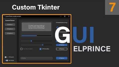 7. عنصر ال Button وخصائصه |Custom Tkinter  (احتراف الواجهات بايثون)
