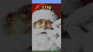 Santa Claus Pixel Art In Minecraft | #shorts #trending #minecraft #trendingshorts #viral