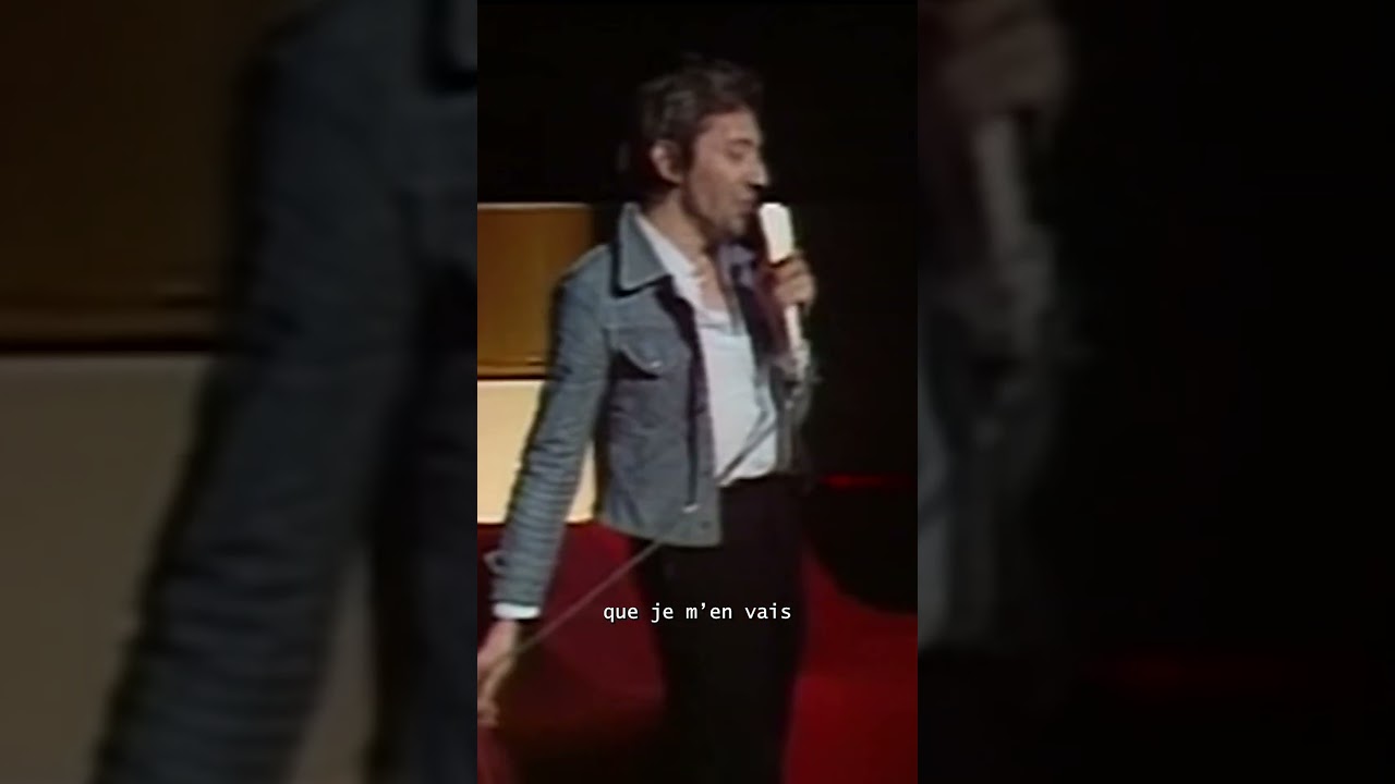 Je suis venu te dire que je m'en vais ♫♪  #gainsbourg