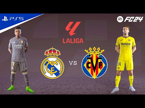 FC 24 - REAL MADRID VS VILLARREAL | LALIGA 24/25 FULL MATCH - PS5 - YouTube