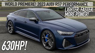 WORLD PREMIERE! 2023 AUDI RS7 PERFORMANCE - MORE POWER, FASTER AND LIGHTER - FINALLY!!! - In Detail