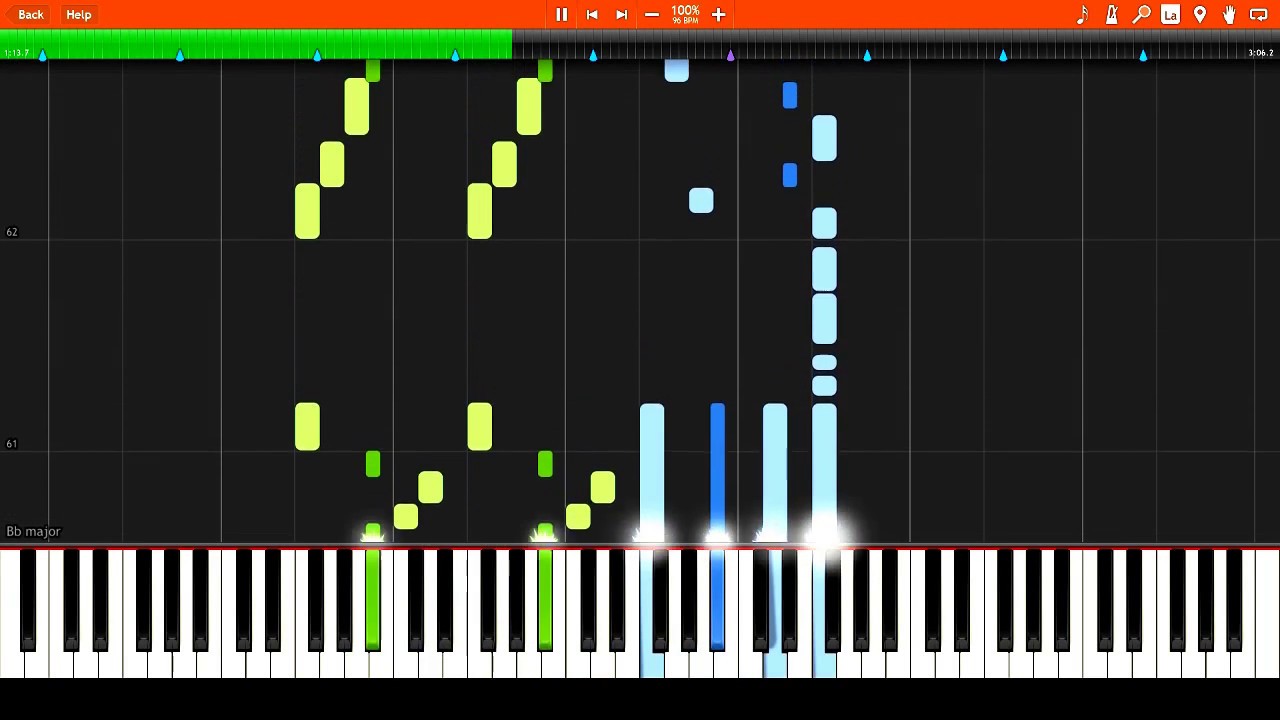 Scott Joplin - Searchlight Rag (1907) / Synthesia Piano Tutorial