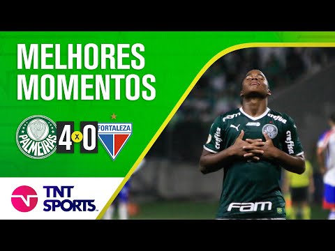 PALMEIRAS GOLEIA O FORTALEZA NA FESTA DO TÍTULO! | Palmeiras 4x0 Fortaleza - Melhores Momentos