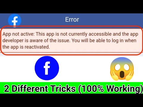 Facebook app not active error — 505 Go Inc. Forums