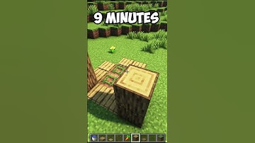 minecraft: Rabbit Trap at Different Times #shorts