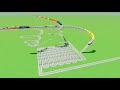 SLIDE SANKE SNAKE CIRCLE TRACK TRAIN CROSSING🌀 RAILWORK BEANG DRIVE RAILROAD