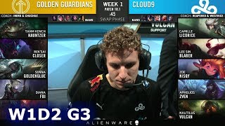 Golden Guardians vs Cloud 9 | Week 1 Day 2 S10 LCS Spring 2020 | GG vs C9 W1D2