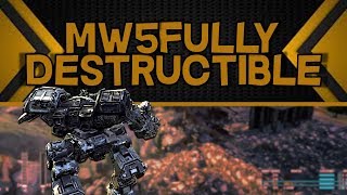 Ultimate Destructible Environment -- Mechwarrior 5 Mercenaries