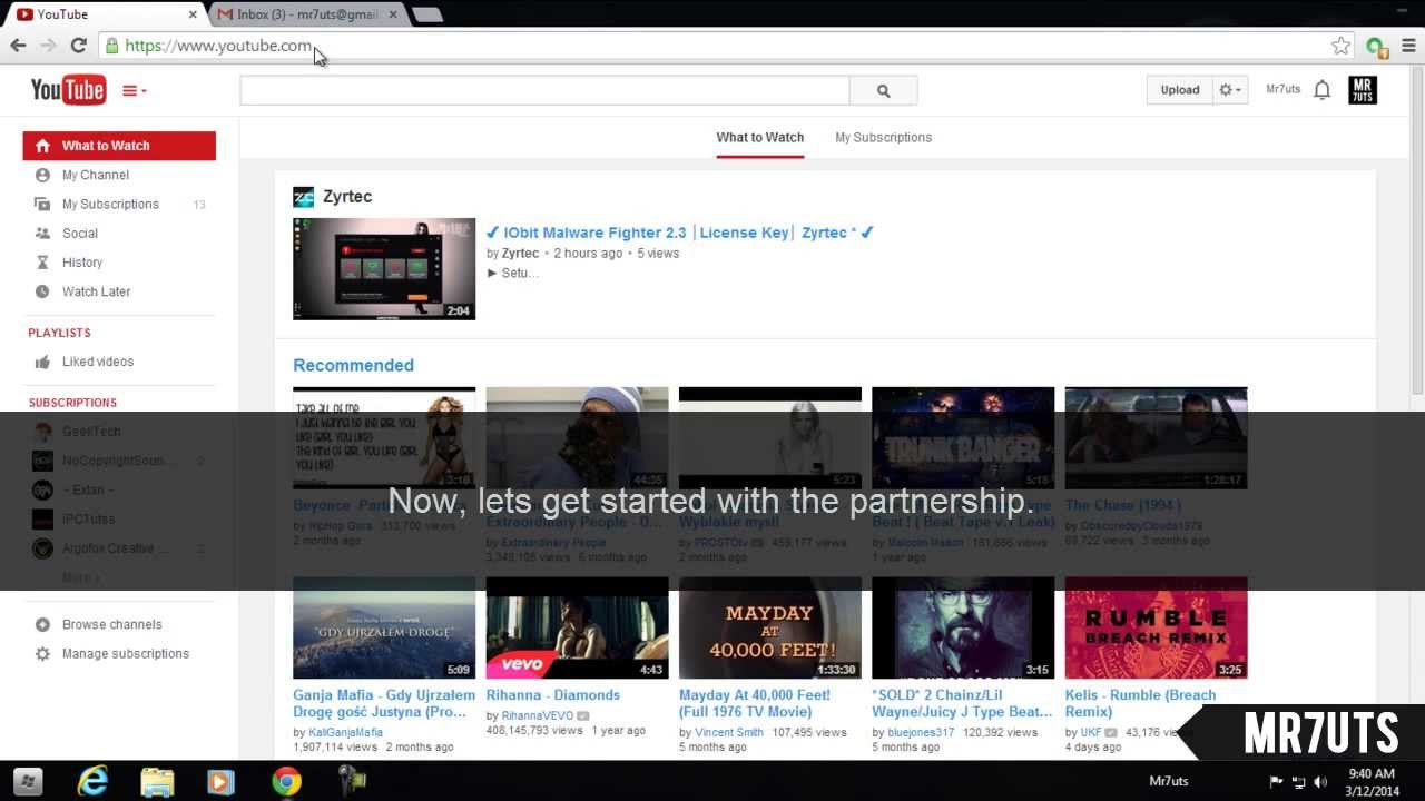 Accepting My Partnership With Fullscreen Network