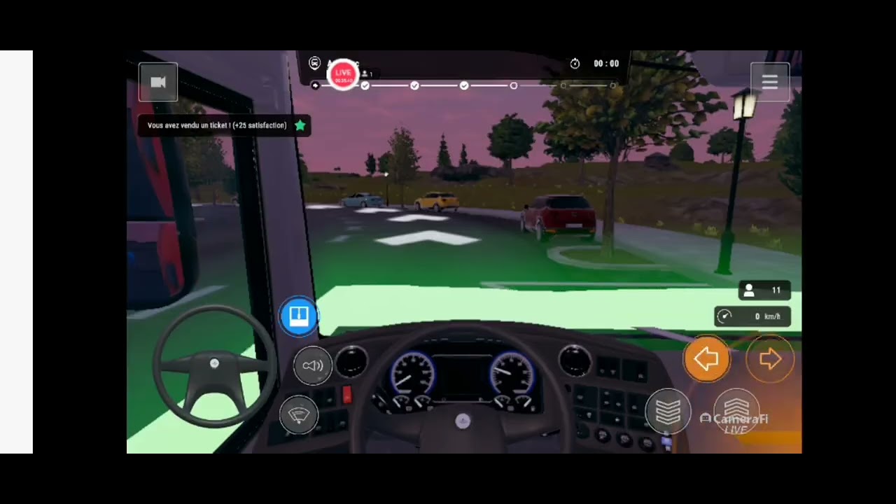 Bus Simulator City Ride | Alexander Dennis Environ 500 | Ligne 69 Nocturne | Gameplay