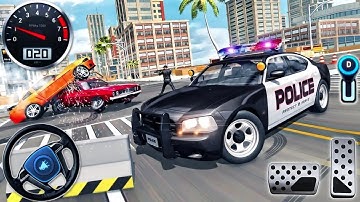 Police Car Chase Simulator 3D Game - Real Cop Cars Driving Simulator 2025 - Android GamePlay