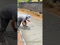 Texturing the Surface: Adding Anti-Slip Grooves to Fresh Concrete