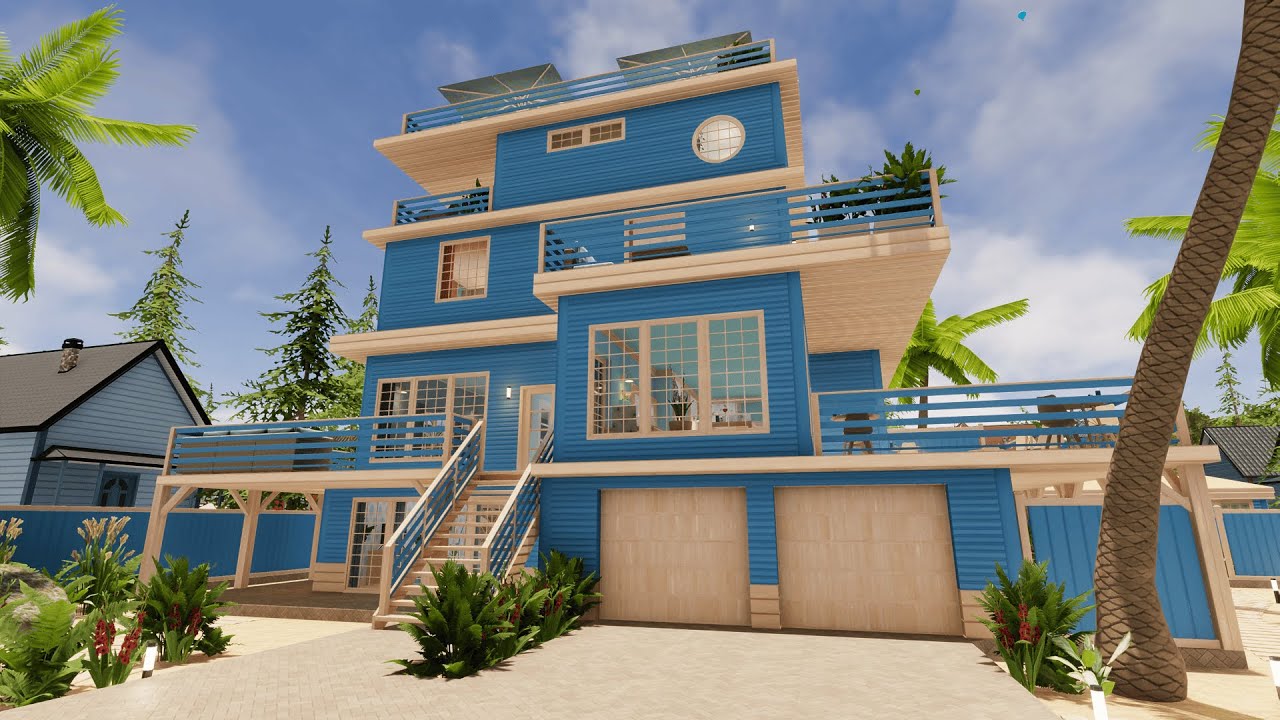 House Flipper 2: Coastal Residence to Small Hotel Tour