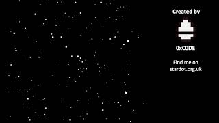 Electron/BBC STARFIELD demo - parallax star field with 3 layers