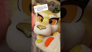 I love lavafoxes sm. :) 💛✨️ #furry #furries #fursuit #unboxing #fur #fursuiter #fursuiting #fursona