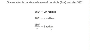 Angles and Radian Measure (part 2)