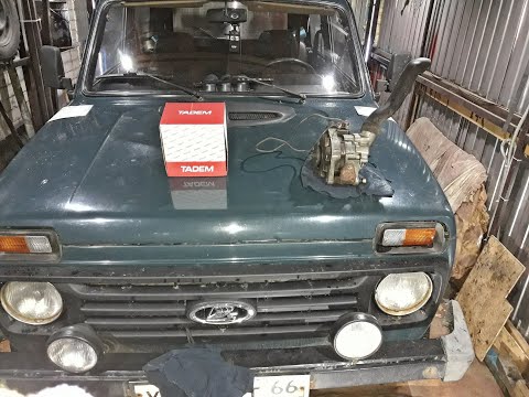 Ставим генератор 110 ампер на Ваз 21213, взамен старого на 55 Ампер.