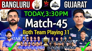 IPL 2024 | Royal Challengers Banglore vs Gujarat Titans Playing 11 | RCB vs GT Playing 11 2024