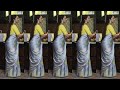 Satin silk saree 124