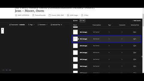 How to Transcribe in the National Archives Catalog