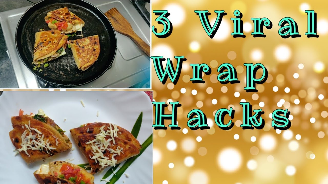 Wrap HacksViral Pizza Wrap HackTrending Tortilla Wraps Indian Style