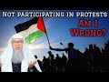 People criticize me for not participating in protests for palestne assim assim assim al hakeem