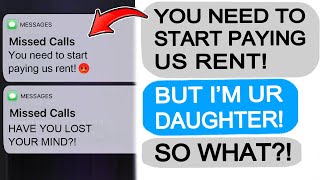 Karen DEMANDS I PAY RENT, BUT I'M HER DAUGHTER!  r/EntitledPeople